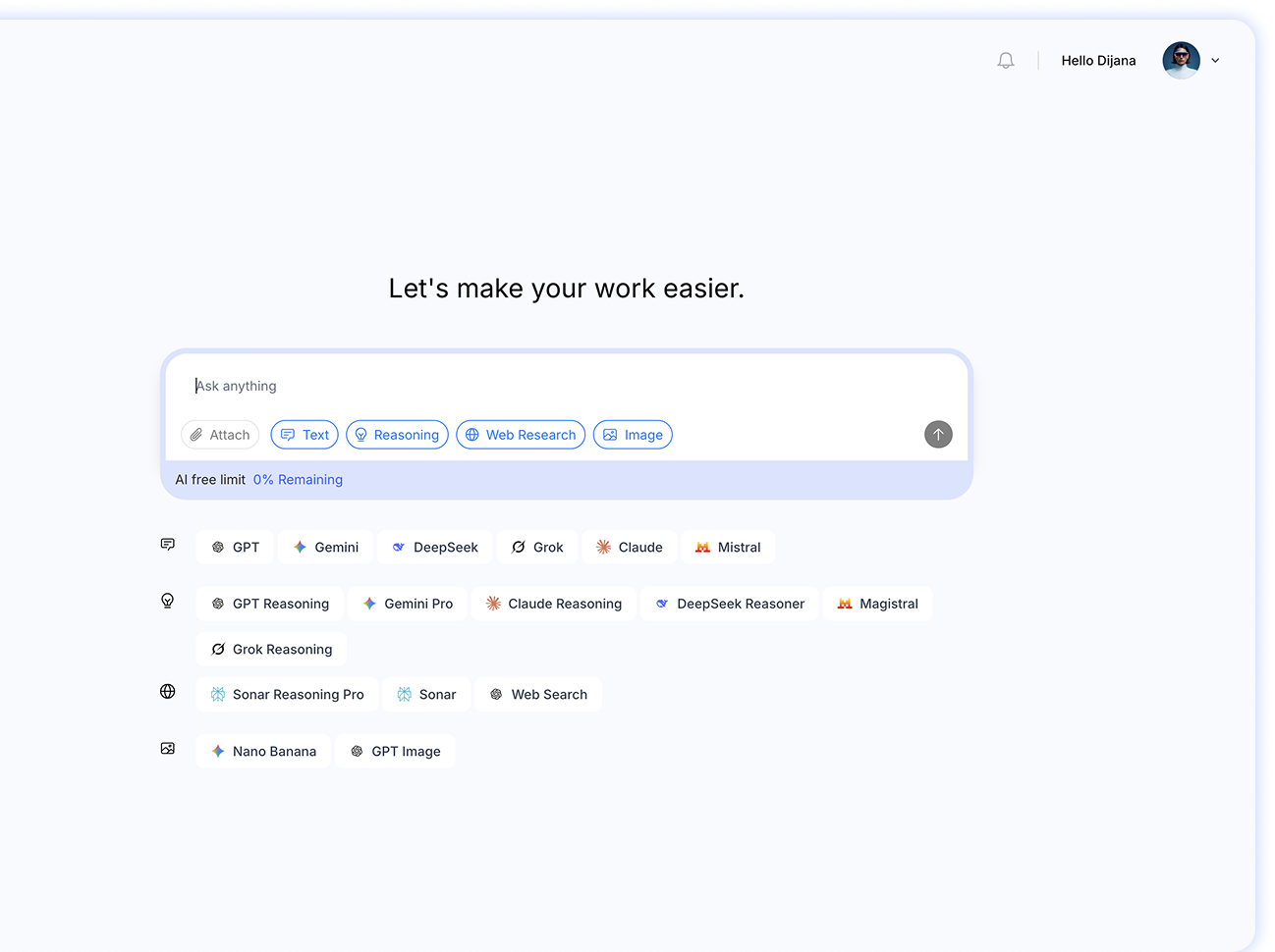Models screenshot