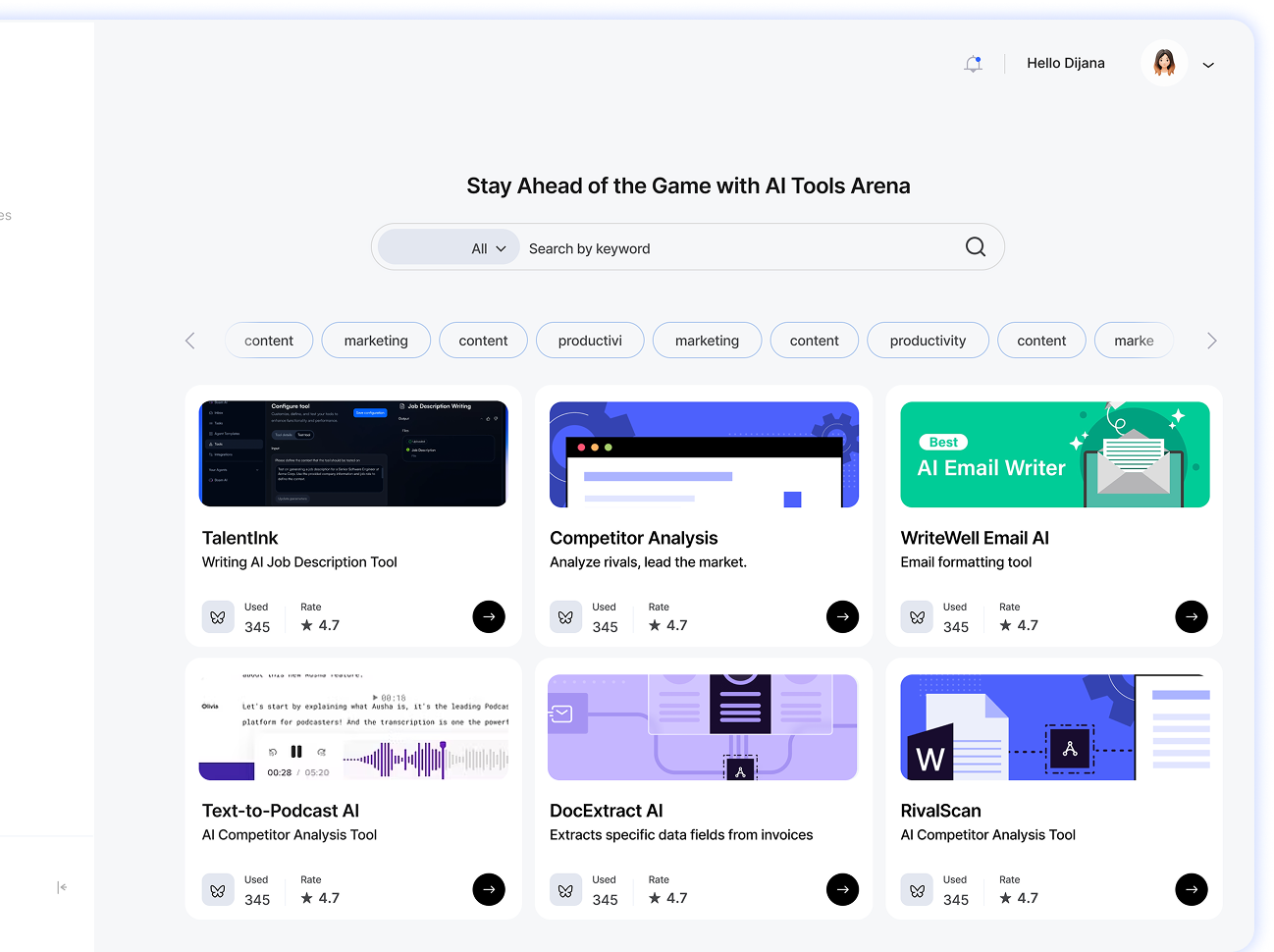 Tools screenshot